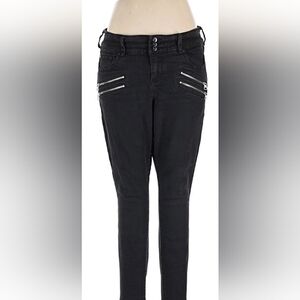 Torrid Women's Dark Blue Skinny Jeans 10R Accent Zippers